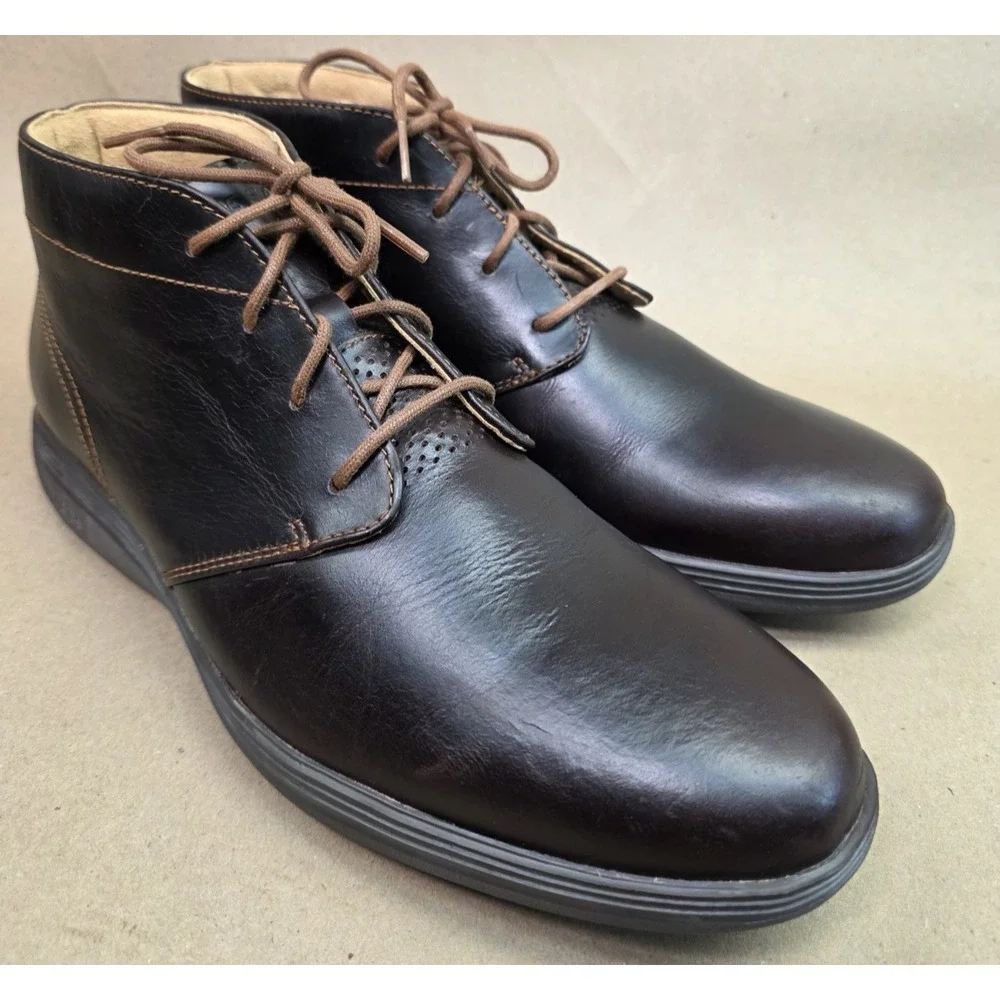 Cole Haan (Sz 10.5 M) Men's Original Grand Chukka Boots Brown Woodbury